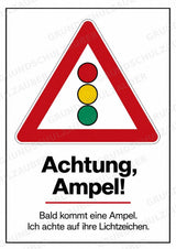 Verkehrszeichen Grundschule: 30 Poster DIN A4 | Verkehrserziehung, Schulweg und Radfahrprüfung – Materialseite 26