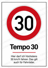 Verkehrszeichen Grundschule: 30 Poster DIN A4 | Verkehrserziehung, Schulweg und Radfahrprüfung – Materialseite 30