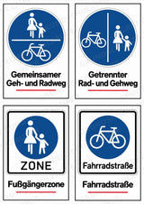 Verkehrszeichen Grundschule: 32 Bildkarten DIN A6 | Verkehrserziehung, Schulweg und Radfahrprüfung – Materialseite 5