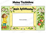 Apfeltheater basteln: Mini-Kamishibai Apfel für Klasse 1/2 | Kamishibai – Materialseite 4