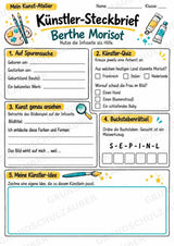 Berthe Morisot – Künstler-Steckbrief & Infotext | Kunstunterricht Grundschule Klasse 4–5 | Arbeitsblätter mit Lösungen – Materialseite 3
