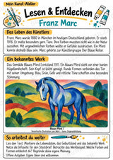 Franz Marc – Künstler-Steckbrief & Infotext | Kunstunterricht Grundschule Klasse 4–5 | Arbeitsblätter mit Lösungen – Materialseite 2