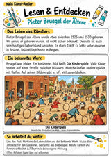 Pieter Bruegel der A ltere – Künstler-Steckbrief & Infotext | Kunstunterricht Grundschule Klasse 4–5 | Arbeitsblätter mit Lösungen – Materialseite 2