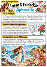 Aphrodite – Griechische Götter: Steckbrief & Infotext | Arbeitsblätter mit Lösungen | Klasse 4–5 – Materialseite 2