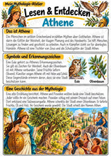 Athene – Griechische Götter: Steckbrief & Infotext | Arbeitsblätter mit Lösungen | Klasse 4–5 – Materialseite 2