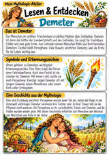 Demeter – Griechische Götter: Steckbrief & Infotext | Arbeitsblätter mit Lösungen | Klasse 4–5 – Materialseite 2