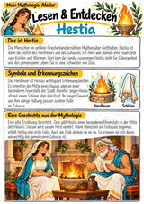 Hestia – Griechische Götter: Steckbrief & Infotext | Arbeitsblätter mit Lösungen | Klasse 4–5 – Materialseite 2