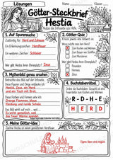 Hestia – Griechische Götter: Steckbrief & Infotext | Arbeitsblätter mit Lösungen | Klasse 4–5 – Materialseite 5