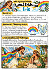 Iris – Griechische Götter: Steckbrief & Infotext | Arbeitsblätter mit Lösungen | Klasse 4–5 – Materialseite 2