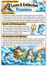 Poseidon – Griechische Götter: Steckbrief & Infotext | Arbeitsblätter mit Lösungen | Klasse 4–5 – Materialseite 2