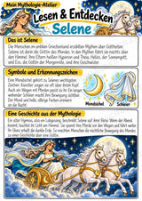 Selene – Griechische Götter: Steckbrief & Infotext | Arbeitsblätter mit Lösungen | Klasse 4–5 – Materialseite 2