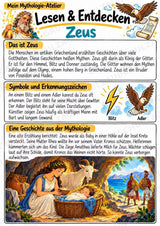 Zeus – Griechische Götter: Steckbrief & Infotext | Arbeitsblätter mit Lösungen | Klasse 4–5 – Materialseite 2