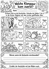 Herbst Klanggeschichte: Die verschwundenen Herbstgeräusche | Musik Klasse 1–2 | Klangkarten, Arbeitsblätter & Lösungen – Materialseite 10