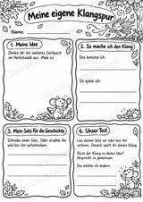 Herbst Klanggeschichte: Die verschwundenen Herbstgeräusche | Musik Klasse 1–2 | Klangkarten, Arbeitsblätter & Lösungen – Materialseite 11