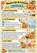 Herbst-Klanggeschichte: Kürbis Kuno und das verpatzte Herbstkonzert | Musik Klasse 1–3 | Dirigierkarten & Bildpartitur – Materialseite 2