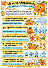Herbst-Klanggeschichte: Kürbis Kuno und das verpatzte Herbstkonzert | Musik Klasse 1–3 | Dirigierkarten & Bildpartitur – Materialseite 13
