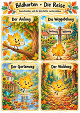 Herbst Klanggeschichte Grundschule Klasse 2–4 – Das Herbstblatt mit dem geheimen Auftrag | Musik, Bildkarten & Arbeitsblätter – Materialseite 8