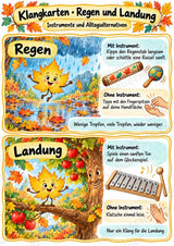 Herbst Klanggeschichte Grundschule Klasse 2–4 – Das Herbstblatt mit dem geheimen Auftrag | Musik, Bildkarten & Arbeitsblätter – Materialseite 10