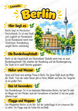 Berlin – Lesetext & Steckbrief | Bundesland Deutschland Grundschule – Materialseite 2