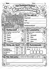 Brandenburg – Lesetext & Steckbrief | Bundesland Deutschland Grundschule – Materialseite 4