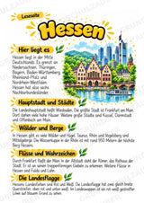 Hessen – Lesetext & Steckbrief | Bundesland Deutschland Grundschule – Materialseite 2