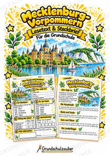 Mecklenburg-Vorpommern – Lesetext & Steckbrief | Bundesland Deutschland Grundschule – Cover