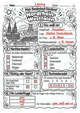 Nordrhein-Westfalen – Lesetext & Steckbrief | Bundesland Deutschland Grundschule – Materialseite 5