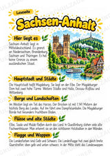 Sachsen Anhalt – Lesetext & Steckbrief | Bundesland Deutschland Grundschule – Materialseite 2