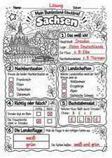 Sachsen – Lesetext & Steckbrief | Bundesland Deutschland Grundschule – Materialseite 5