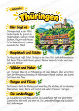 Thüringen – Lesetext & Steckbrief | Bundesland Deutschland Grundschule – Materialseite 2
