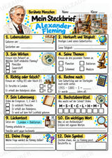Alexander Fleming – Steckbrief & Infotext für die Grundschule | Berühmte Persönlichkeiten | Sachunterricht – Materialseite 3