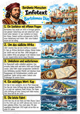 Bartolomeu Dias – Steckbrief & Infotext für die Grundschule | Berühmte Persönlichkeiten | Sachunterricht – Materialseite 2