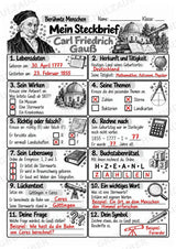 Carl Friedrich Gauss – Steckbrief & Infotext für die Grundschule | Berühmte Persönlichkeiten | Sachunterricht – Materialseite 5