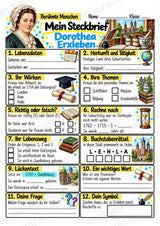 Dorothea Erxleben – Steckbrief & Infotext für die Grundschule | Berühmte Persönlichkeiten | Sachunterricht – Materialseite 3