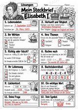Elisabeth I – Steckbrief & Infotext für die Grundschule | Berühmte Persönlichkeiten | Sachunterricht – Materialseite 5