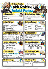 Frederick Douglass – Steckbrief & Infotext für die Grundschule | Berühmte Persönlichkeiten | Sachunterricht – Materialseite 3