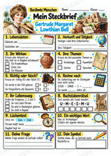 Gertrude Bell – Steckbrief & Infotext für die Grundschule | Berühmte Persönlichkeiten | Sachunterricht – Materialseite 3