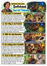 Harriet Tubman – Steckbrief & Infotext für die Grundschule | Berühmte Persönlichkeiten | Sachunterricht – Materialseite 2