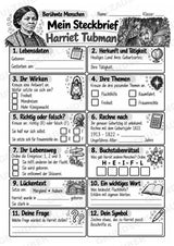 Harriet Tubman – Steckbrief & Infotext für die Grundschule | Berühmte Persönlichkeiten | Sachunterricht – Materialseite 4