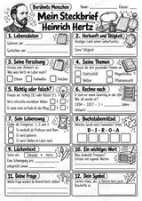 Heinrich Hertz – Steckbrief & Infotext für die Grundschule | Berühmte Persönlichkeiten | Sachunterricht – Materialseite 4