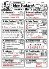 Heinrich Hertz – Steckbrief & Infotext für die Grundschule | Berühmte Persönlichkeiten | Sachunterricht – Materialseite 5