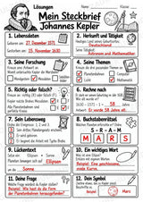 Johannes Kepler – Steckbrief & Infotext für die Grundschule | Berühmte Persönlichkeiten | Sachunterricht – Materialseite 5