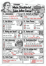 Julius Caesar – Steckbrief & Infotext für die Grundschule | Berühmte Persönlichkeiten | Sachunterricht – Materialseite 5