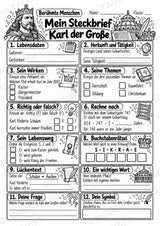 Karl der Grosse – Steckbrief & Infotext für die Grundschule | Berühmte Persönlichkeiten | Sachunterricht – Materialseite 4