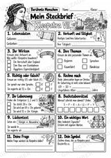 Kleopatra – Steckbrief & Infotext für die Grundschule | Berühmte Persönlichkeiten | Sachunterricht – Materialseite 4
