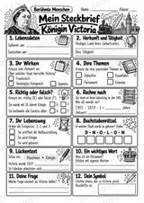 Koenigin Victoria – Steckbrief & Infotext für die Grundschule | Berühmte Persönlichkeiten | Sachunterricht – Materialseite 4