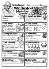 Mahatma Gandhi – Steckbrief & Infotext für die Grundschule | Berühmte Persönlichkeiten | Sachunterricht – Materialseite 4