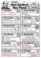 Max Planck – Steckbrief & Infotext für die Grundschule | Berühmte Persönlichkeiten | Sachunterricht – Materialseite 5