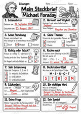 Michael Faraday – Steckbrief & Infotext für die Grundschule | Berühmte Persönlichkeiten | Sachunterricht – Materialseite 5