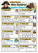 Napoleon Bonaparte – Steckbrief & Infotext für die Grundschule | Berühmte Persönlichkeiten | Sachunterricht – Materialseite 3